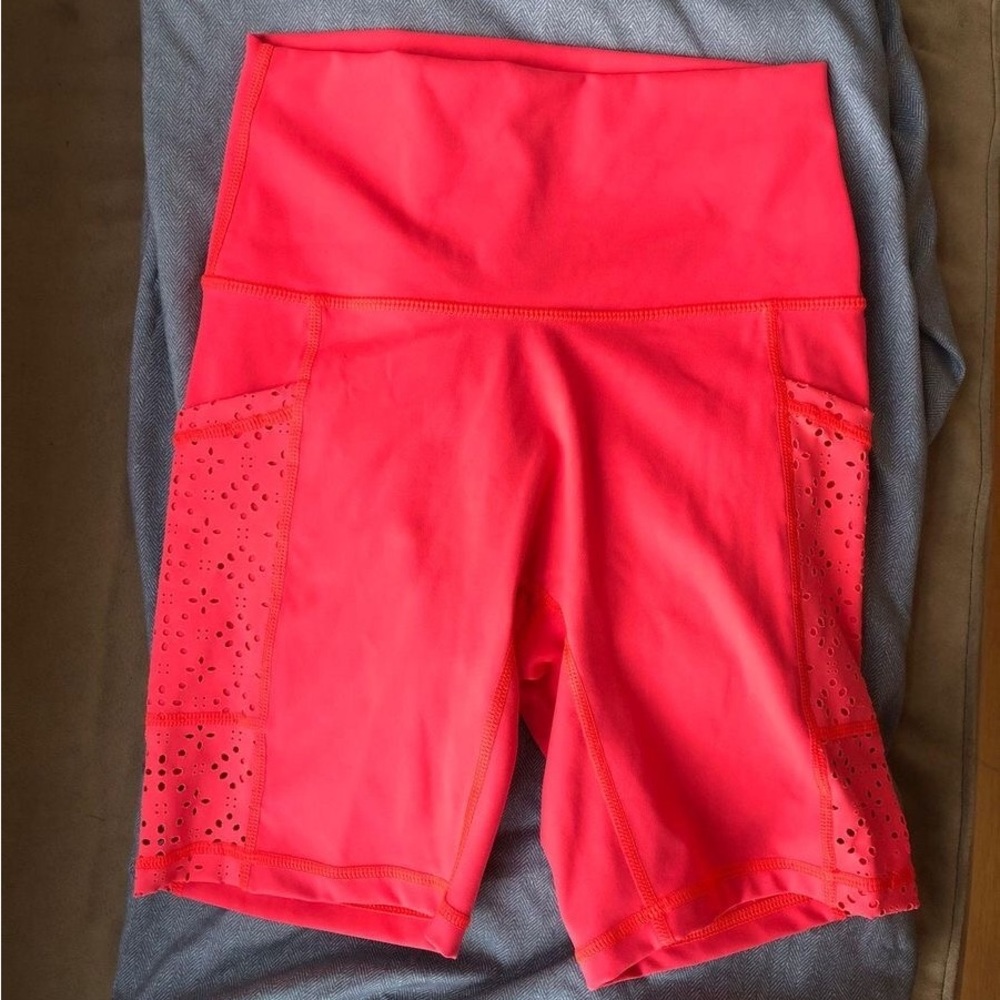 Aerie pink biker shorts